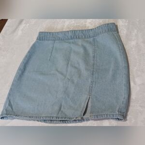 Forever 21 Light Blue Denim Mini Skirt